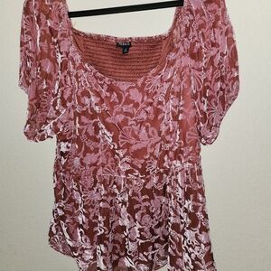 Torrid babydoll blouse